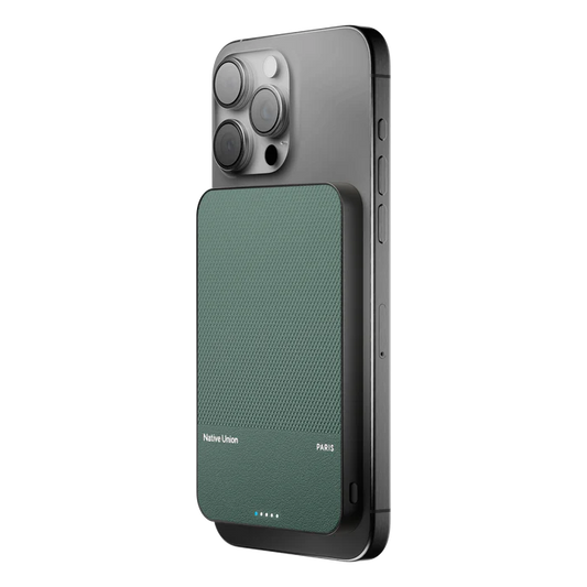 Native Union 5000mAh Magnetisk Power Bank - Grønn